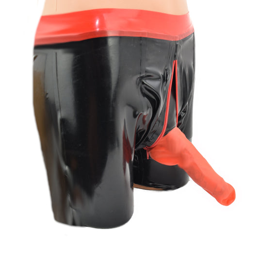 Latex briefs with penis ring Latex briefs with penis ring